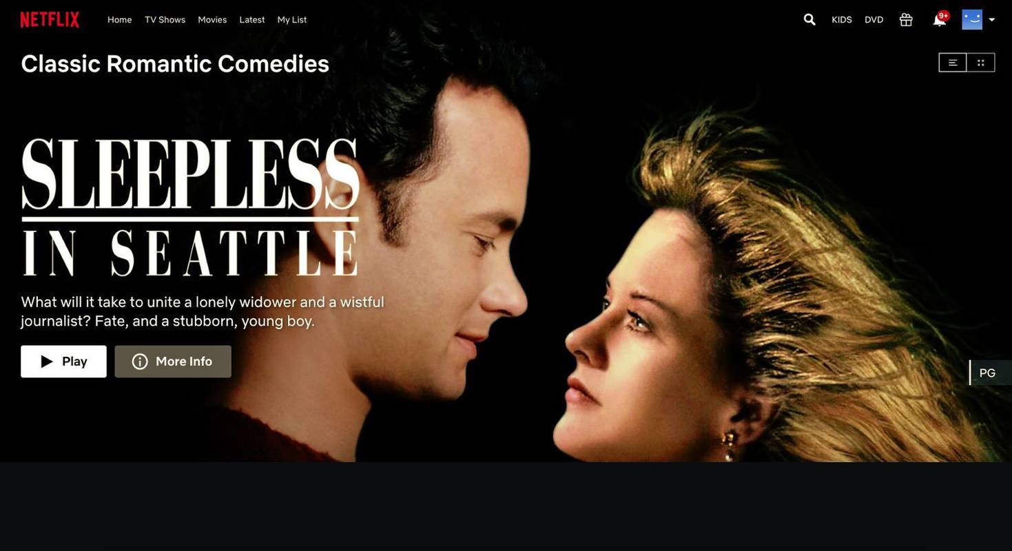 Το Sleepless in Seattle βρέθηκε μέσω του Netflix κρυφών κωδικών για ειδύλλια