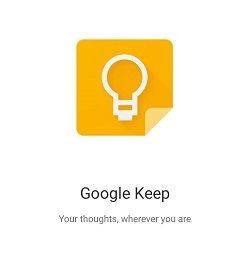Märkmete kustutamine Google Keepis