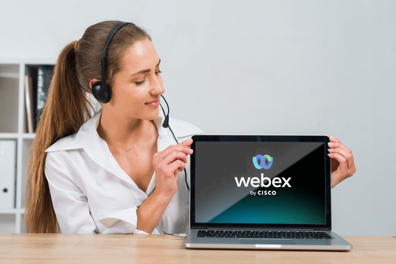 Hur man delar video i Webex