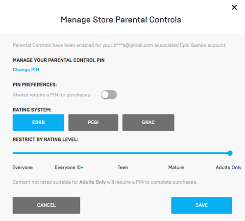 Rodičovská kontrola