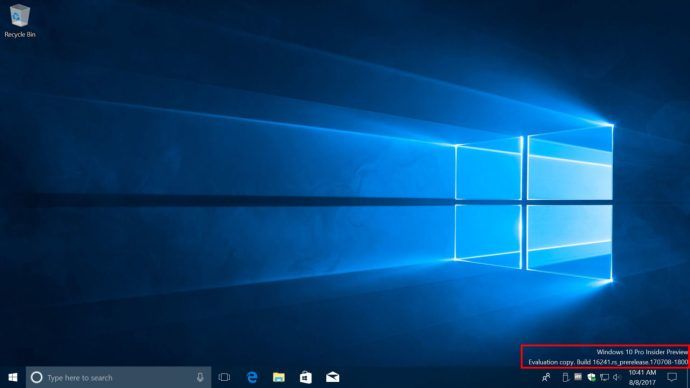 Windows 10 vannmerke