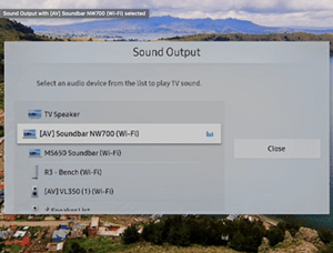 Aumenta il volume di una soundbar Samsung