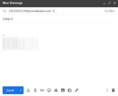 जीमेल से सीधे फैक्स कैसे भेजें
