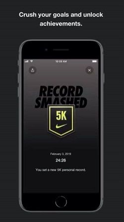 Nike correr distancia del club