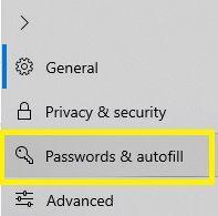 пароль и автозаполнение