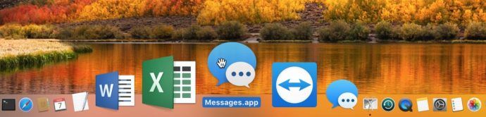 Messages App Back in Dock