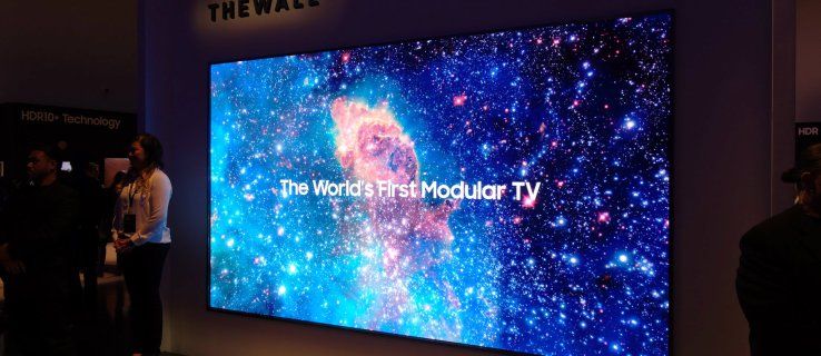 Glem tapet, du kan nu omdanne hele din væg til et tv med Samsungs 146in gigantiske modulære sæt