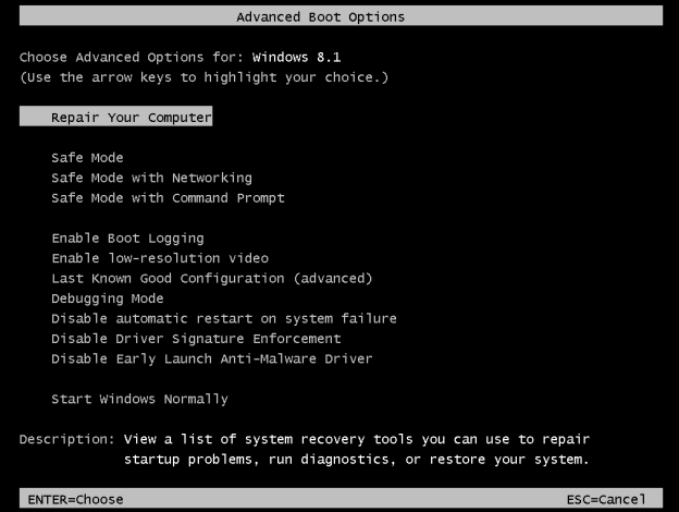 Jak przywrócić funkcję Ostatnia znana dobra konfiguracja w systemie Windows 8.1