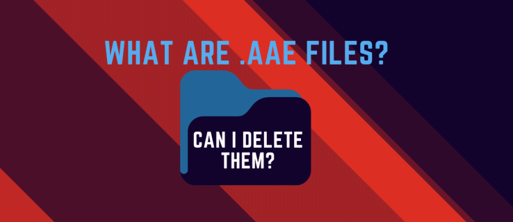 O que são arquivos .aae? Posso excluí-los?