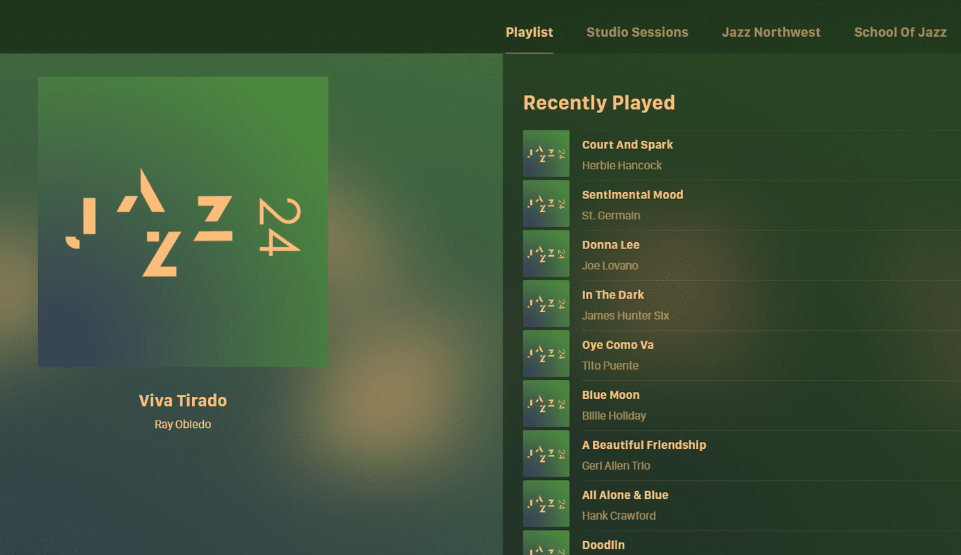Jazz24 온라인 라디오 방송국