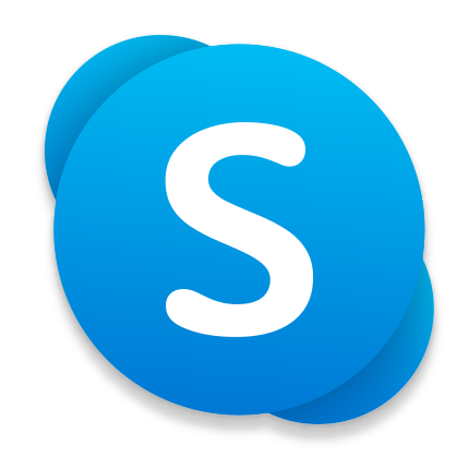 „Skype“ logotipas 2019 m