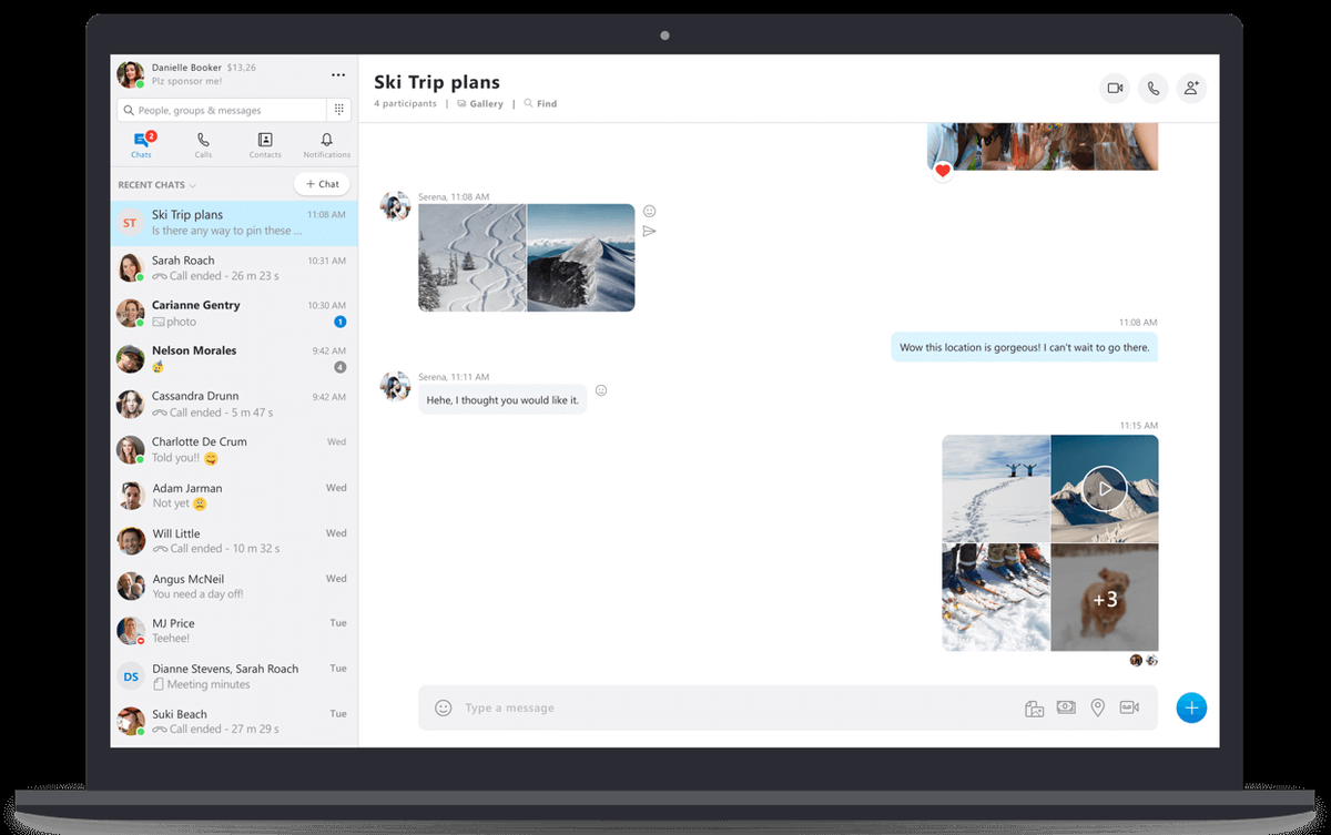 Νέες δυνατότητες Skype 4