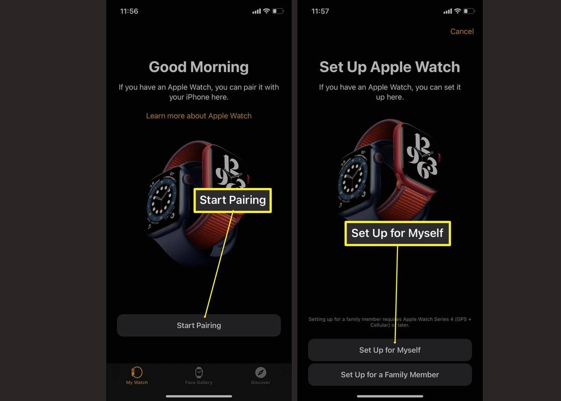 Trinn som kreves for å konfigurere Apple Watch