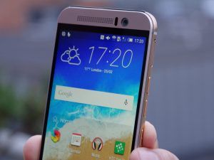 Pregled HTC One M9: Pogled sprijeda