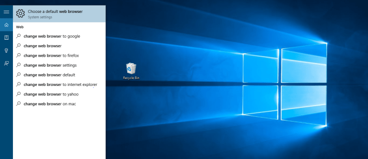 Windows 10 vaikebrauseri muutmine