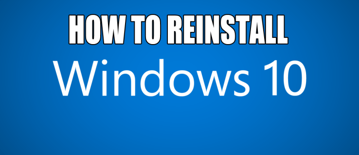Windows 10 opnieuw installeren