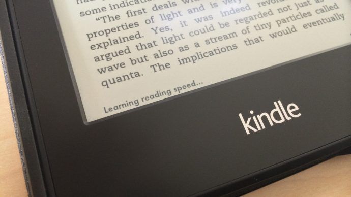 Kindle Paperwhite Aprenentatge de la velocitat de lectura