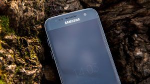 Samsung Galaxy S7 ülevaade: esiosa ülemine pool