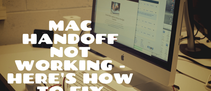 Mac Handoff nefunguje - zde