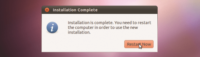 Kako instalirati Ubuntu šesti korak