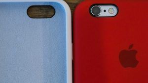 Test Apple iPhone 6s : coques blanches et rouges