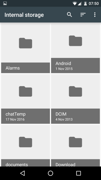 Como fazer upload, baixar e ver todos os seus arquivos Android 3