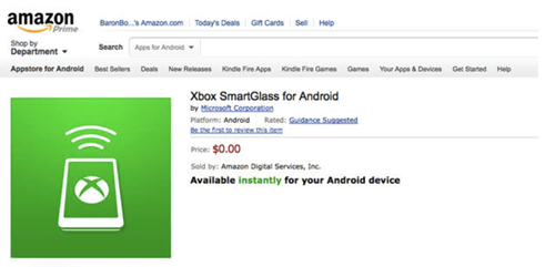 Koble Kindle Fire til Xbox One