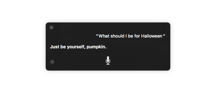 Nüüd saate lasta Siril endale halloweeni kostüümi valida