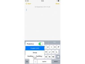 Comment changer de clavier sous iOS 8-5