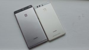 Huawei P9 plus i P9 cap enrere posats