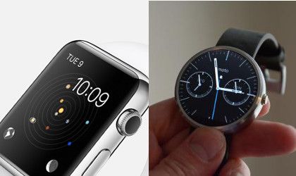 Apple Watch vs Moto 360-디스플레이