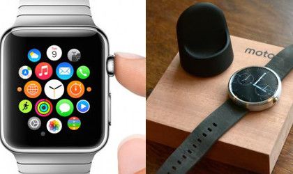 Apple Watch vs Moto 360 - dom