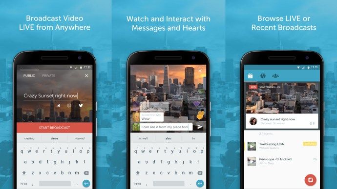 Beste Android-apps 2015 - Periscope