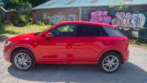 Audi Q2 anmeldelse - venstre side
