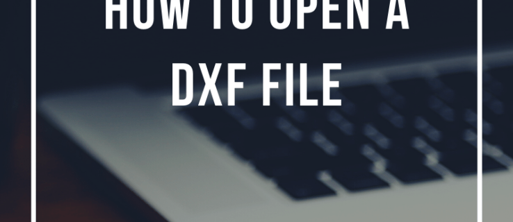 Jak otevřít soubor DXF