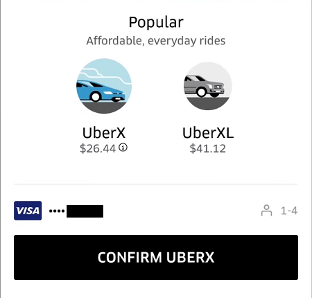 Kuinka tilata Uber joku muu
