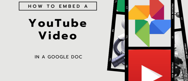 YouTube-videon upottaminen Google-asiakirjaan