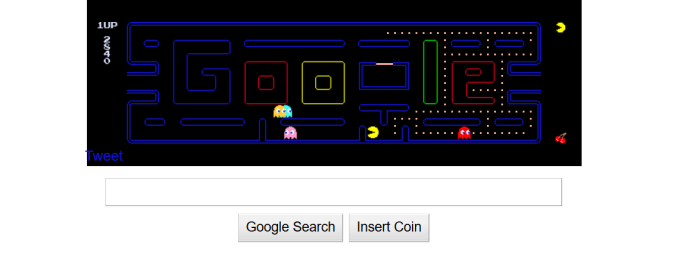 گوگل Pacman