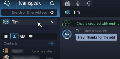 TeamSpeak Comment ajouter un ami