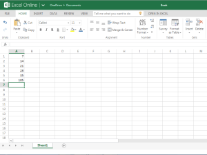 Office Online Excel