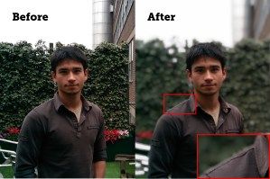 HTC One M8 - appareil photo duo avant et après