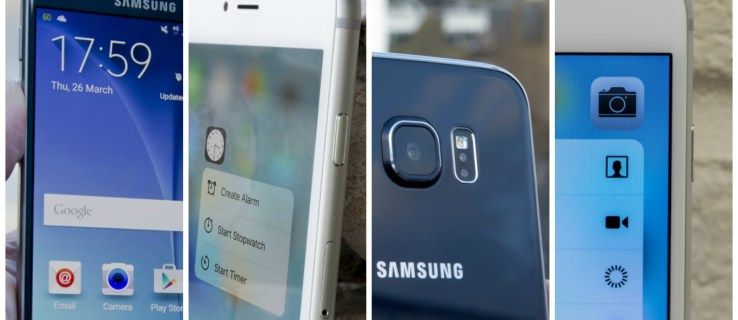 iPhone 6s vs Samsung Galaxy S6: lipulaevade võitlus