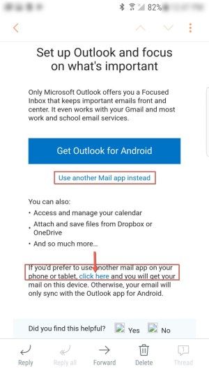 Installation de Microsoft Outlook