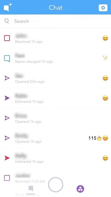Snapchat Cosa significa icona aperta?