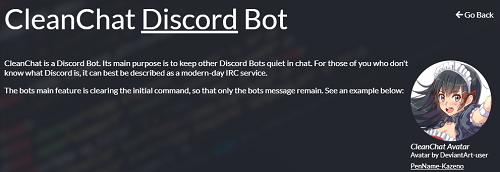 CleanChat Discord-Bot