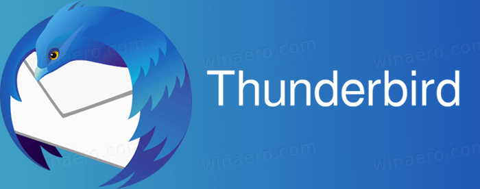Baner Mozilla Thunderbird