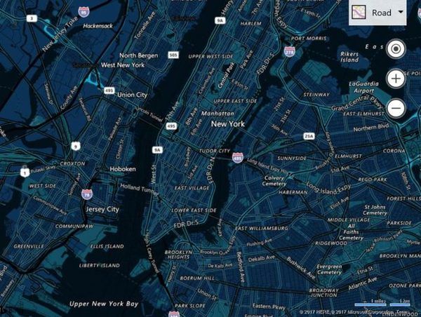 Bing Maps -ohjaus