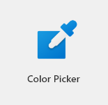 Icône de la barre des tâches PowerToys New Color Picker V2