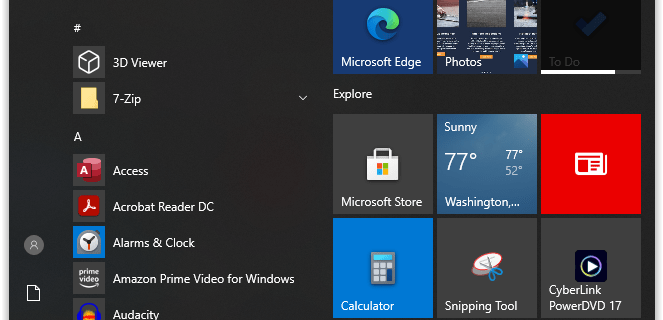 Kuidas parandada Windows 10 Start-menüüd, kui see on