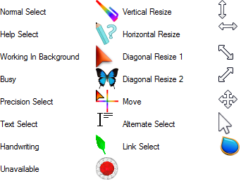 Цветни анимирани курсори